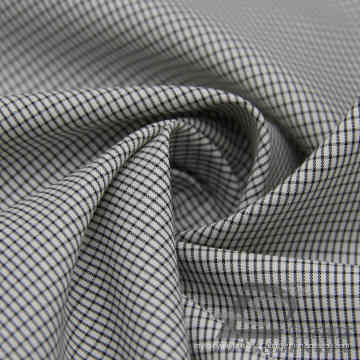 Water &amp; Wind-Resistant Moda Jacket Down Jaqueta Tecido Plaid Jacquard 100% poliéster Cationic Fios Filamento Tecido (X031)